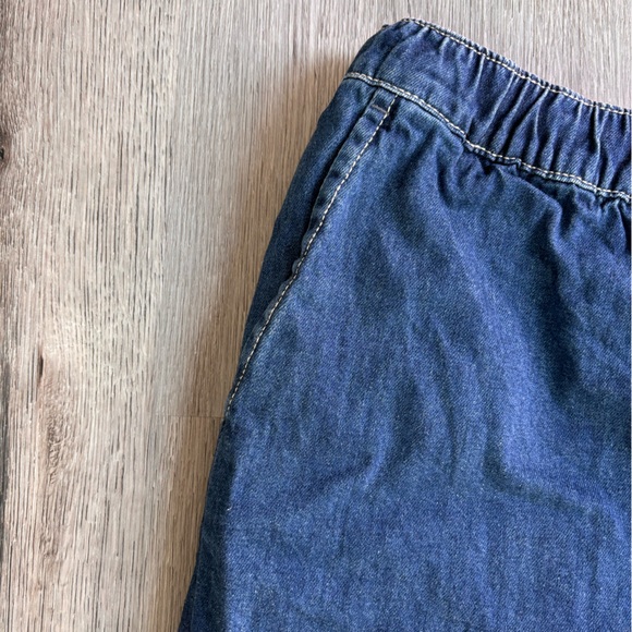 NWT Men’s Elastic Waist Denim Shorts - Picture 5 of 6